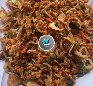 Muối tép hành phi