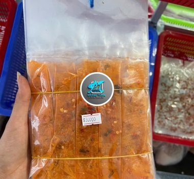 Bánh tráng ống tép đỏ