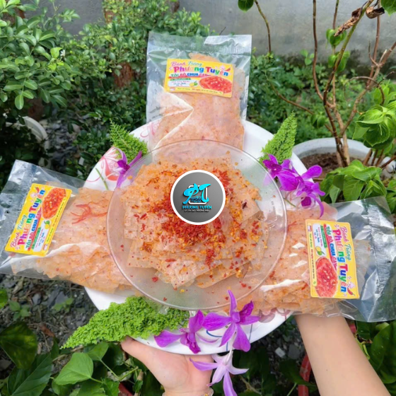 Bánh tráng tỏi bò chua cay 