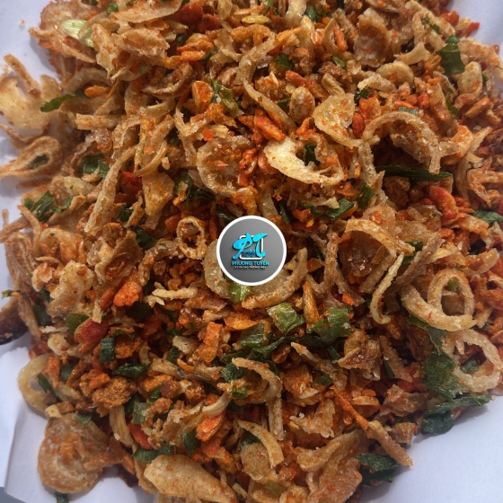 Muối tép hành phi