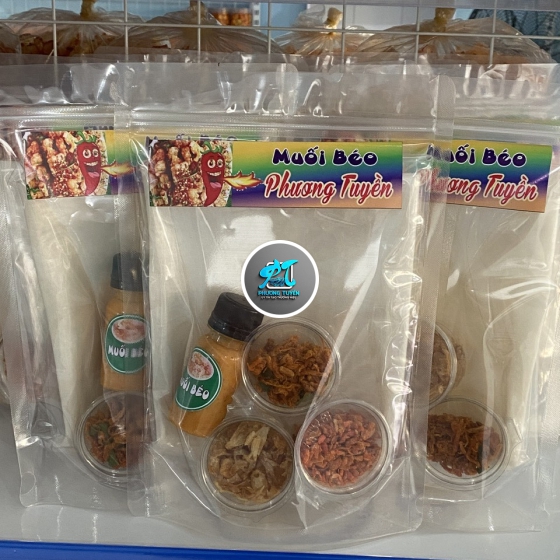 Bánh tráng phơi sương muối béo 